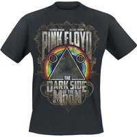 Pink Floyd T-Shirt - Dark Side - Gold Leaves - S bis XXL - für Männer - Größe L - schwarz  - Lizenziertes Merchandise! von Pink Floyd