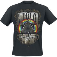 Pink Floyd T-Shirt - Dark Side - Gold Leaves - S bis XXL - für Männer - Größe S - schwarz  - Lizenziertes Merchandise! von Pink Floyd