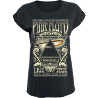 Pink Floyd T-Shirt - The Dark Side Of The Moon - Live On Stage 1972 - S bis 5XL - für Damen - Größe L - schwarz  - Lizenziertes Merchandise! von Pink Floyd