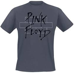 Pink Floyd The Wall Männer T-Shirt dunkelgrau M 100% Baumwolle Band-Merch, Bands von Pink Floyd