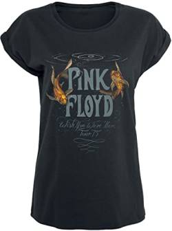 Pink Floyd Wish You were here Frauen T-Shirt schwarz L 100% Baumwolle Band-Merch, Bands von Pink Floyd