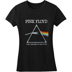 Rocks-off Damen Pink Floyd DSOTM Refract T-Shirt, Schwarz, 38 (Herstellergröße:Large) von Pink Floyd