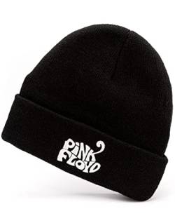 Rosa Floyd Beanie Unisex Frauen Männer Schwarz Gestrickte Wollband Hut One Size von Pink Floyd