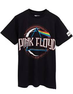 Rosa Floyd T-Shirt Kinder Mädchen Jungen Musikband Schwarz Kurzarm Top 9-10 Jahre von Pink Floyd