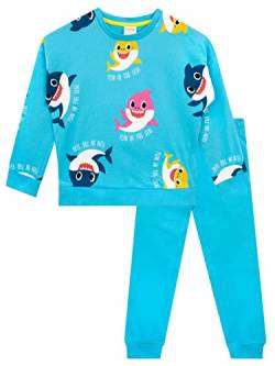 Pinkfong Jungen Sweatshirt und Jogginghose Set Baby Shark Mehrfarbig 86 von Pinkfong