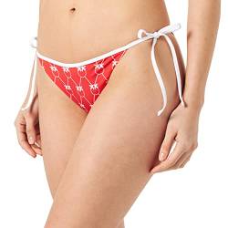 Pinko Damen Cantante Bikinihose Tecno Jer Bikini-Unterteile, Rz1_rot/weiß, XS von Pinko