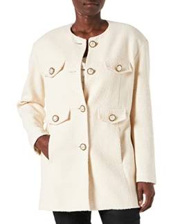 Pinko Damen Clarissa Caban STUOIA Boucle Pijacke, C03_BEIGE G. MAROSO, 46N von Pinko