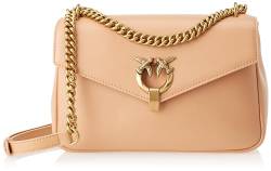 Pinko Damen Cupido Messenger Classic VITEL, C71Q_Tempesta Sabbia-Antique Gold von Pinko