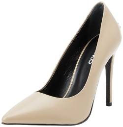 Pinko Damen Leonie Nappa Pumps, D18 Beige Sand, 41 EU von Pinko