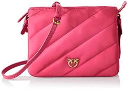 Pinko Damen Love Puff Tris Mini Recycled N Tasche, N17q_Pink Antique Gold von Pinko