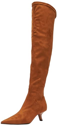 Pinko Damen PAGANINI CRUISSARD Suede Mode-Stiefel, L15_Marrone Tabacco, 39 EU von Pinko