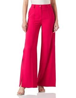 Pinko Damen PUREZA Pantalone Crepe FLUIDO Hose, P87_Fuxia, 44 von Pinko