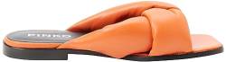 Pinko Damen Pauline Nappa Pantolette Hausschuh, A71 Orange Vibrierend, 40 EU von Pinko