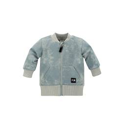 Pinokio Baby - Jungen Pinokio Baby Jacket Fun Time, 100% katoen, Blauw, jongens maat 62-122 Sweatshirt, Blau, 104 EU von Pinokio