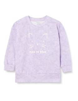 Pinokio Baby - Mädchen Fun Time, 100% Cotton Blue, Boys Gr. 68-122 Sweatshirt, Violet Cat Lilian, 98 EU von Pinokio