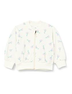 Pinokio Baby - Mädchen Jacket Sweatshirt, Ecru Flowers Lilian, 68 EU von Pinokio