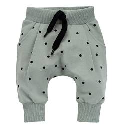 Pinokio Baby - Mädchen Tres Bien, 100% Cotton, Mint Dots, Girls Gr. 62-104 Casual Pants, Mint, 80 EU von Pinokio