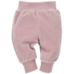 Pinokio Baby Pants Hello, Velour, pink, Girls Gr. 56-86 (56) von Pinokio