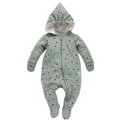 Pinokio Baby Warm Overall Tres Bien, 100% cotton Mint with dots, Girls Gr. 56-74 (68) von Pinokio