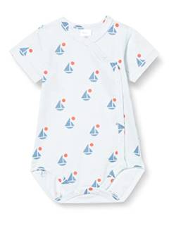 Pinokio Bodysuit Short Sleeve Sailor, 100% Cotton Blue, Boys 62-92 (86) von Pinokio