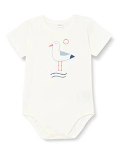 Pinokio Bodysuit Short Sleeve Sailor, 100% Cotton Ecru, Boys 62-92 (68) von Pinokio