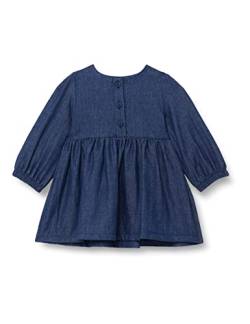 Pinokio Dress Romantic, 100% Cotton, Navy Blue Jeans, Girls 68-122 (68) von Pinokio