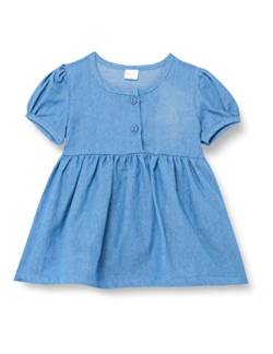 Pinokio Dress Summer Mood, 100% Cotton, Blue Jeans, Girls 62-104 (98) von Pinokio