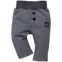 Pinokio - Happy Day - Baby Hose 100% Baumwolle-grau - Jogginghose, Pumphose Schlupfhose- elastischer Bund, Knöpfe Unisex (62) von Pinokio