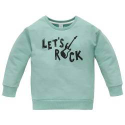 Pinokio Sweatshirt Lets Rock, grün, Jungen 62-122 (122) von Pinokio