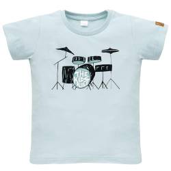Pinokio T-Shirt Lets Rock, Minze musikmuster, Jungen 74-122 (110) von Pinokio