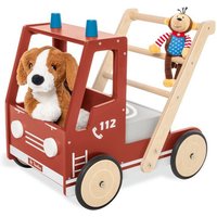 Pinolino® Lauflernwagen Feuerwehrauto Fred, aus Holz von Pinolino