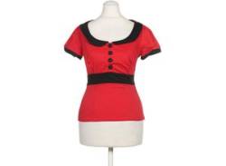 Pinup Couture Damen Bluse, rot von Pinup Couture