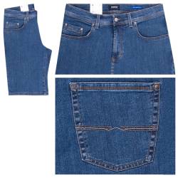 Pioneer Finn Jeans Bermuda Megaflex blue stonewash 48 von Pioneer