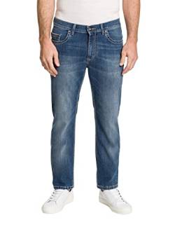 Pioneer Herren Hose 5 Pocket Stretch Denim Jeans, Blue Used Buffies, 30W / 32L von Pioneer