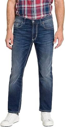 Pioneer Herren Hose 5 Pocket Stretch Denim Jeans, Dark Blue Fashion Vintage, 32W / 32L von Pioneer