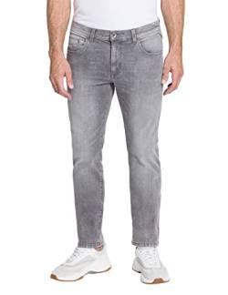 Pioneer Herren Hose 5 Pocket Stretch Denim Jeans, Light Grey Used Buffies, 32W / 32L von Pioneer