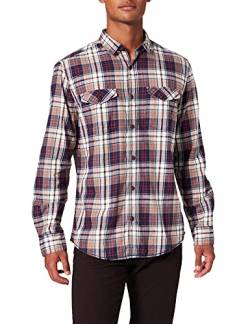 Pioneer Herren Shirt L/S Check Freizeithemd, Mehrfarbig (Blueberry 519), XXL von Pioneer