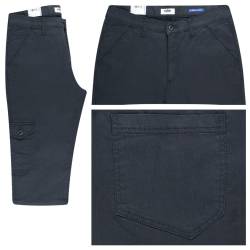 Pioneer Paul 3/4 Cargo Baumwollhose Megaflex navy 34 von Pioneer