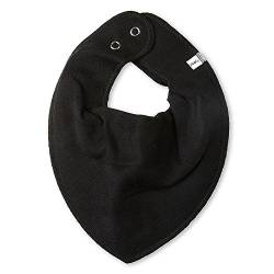 1402 Scarf bib -dribble tight -solid 106 Black von Pippi