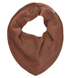 1402 Scarf bib -dribble tight -solid 218 Chest nut von Pippi