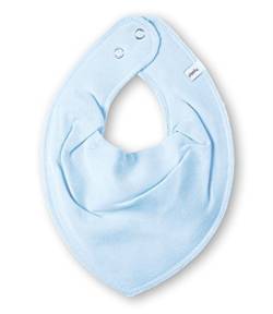 1402 Scarf bib -dribble tight -solid 710 Light dusty blue von Pippi