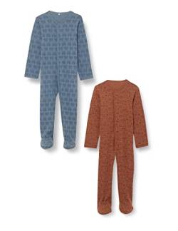 PIPPI Unisex Baby Füssen Kleinkind-Schlafanzüge, Blue Mirage, 104 von Pippi