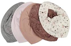 Pippi Babywear Halstücher - Baby Dreieckstücher/Lätzchen 5er Pack (*Eichhörnchen rosewood) von Pippi