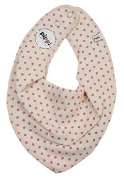 Pippi Halstuch Mädchen Baby Dreieckstuch - Farbe wählbar (creme Dots rosa) von Pippi