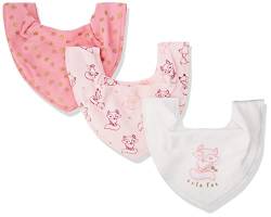 Pippi Unisex Baby 3er Pack Lätzchen Dreieckstücher Halstuch, Rosa (Rose 510), (Herstellergröße:One Size) von Pippi