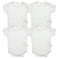 Pippi Unisex Baby Ao-printed (4-pack) Formender Body, Weiß (Weiss 100), 104 EU von Pippi