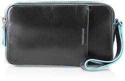 Piquadro Blue Square Unisex-Erwachsene Geldbörse, 5 x 12 x 21 cm (B x H x L), Schwarz, 5x12x21 cm (W x H x L) von Piquadro