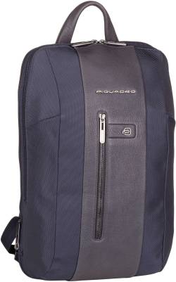 Piquadro Brief Slim Laptop Backpack 6384  in Navy (10 Liter), Rucksack / Backpack von Piquadro