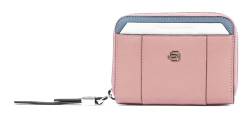 Piquadro Circle Zip Around Wallet RFID Pink - Grey von Piquadro