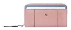 Piquadro Circle Zip Around Women's Wallet RFID Pink - Grey von Piquadro